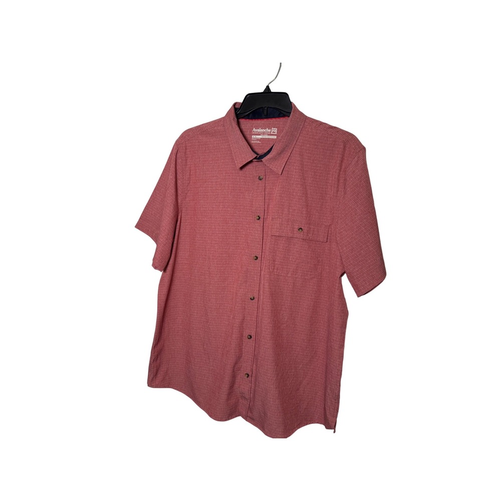 Avalanche Mens XL Outdoor Supply Co Short Sleeve Button Down Shirt